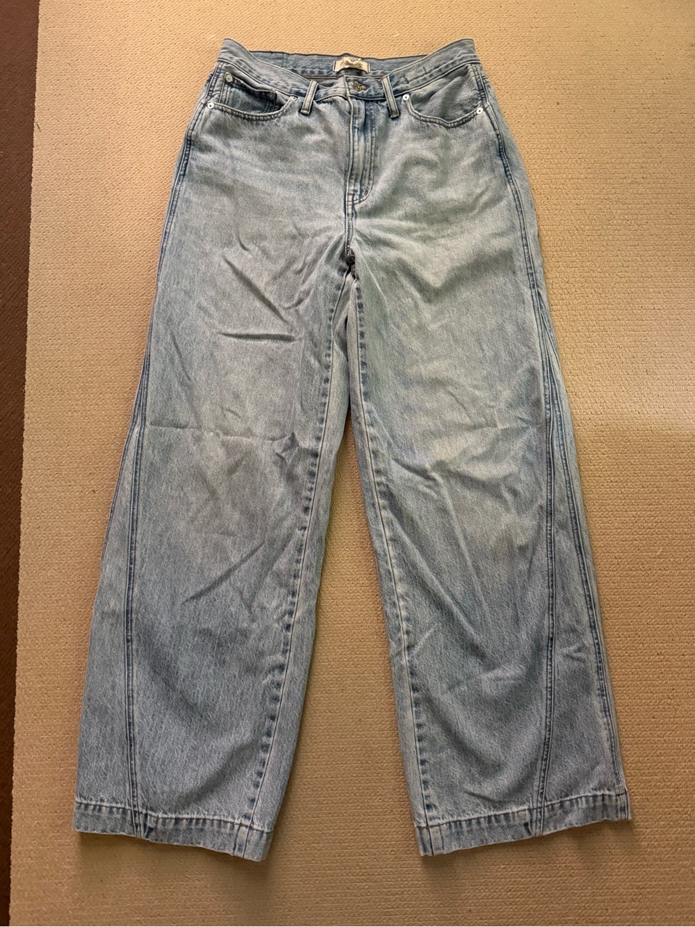 Madewell ultra wide leg high rise jeans size 29